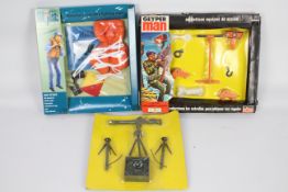 Hasbro, Geyper Man - A small collection of boxed and carded Action Man related accessories.