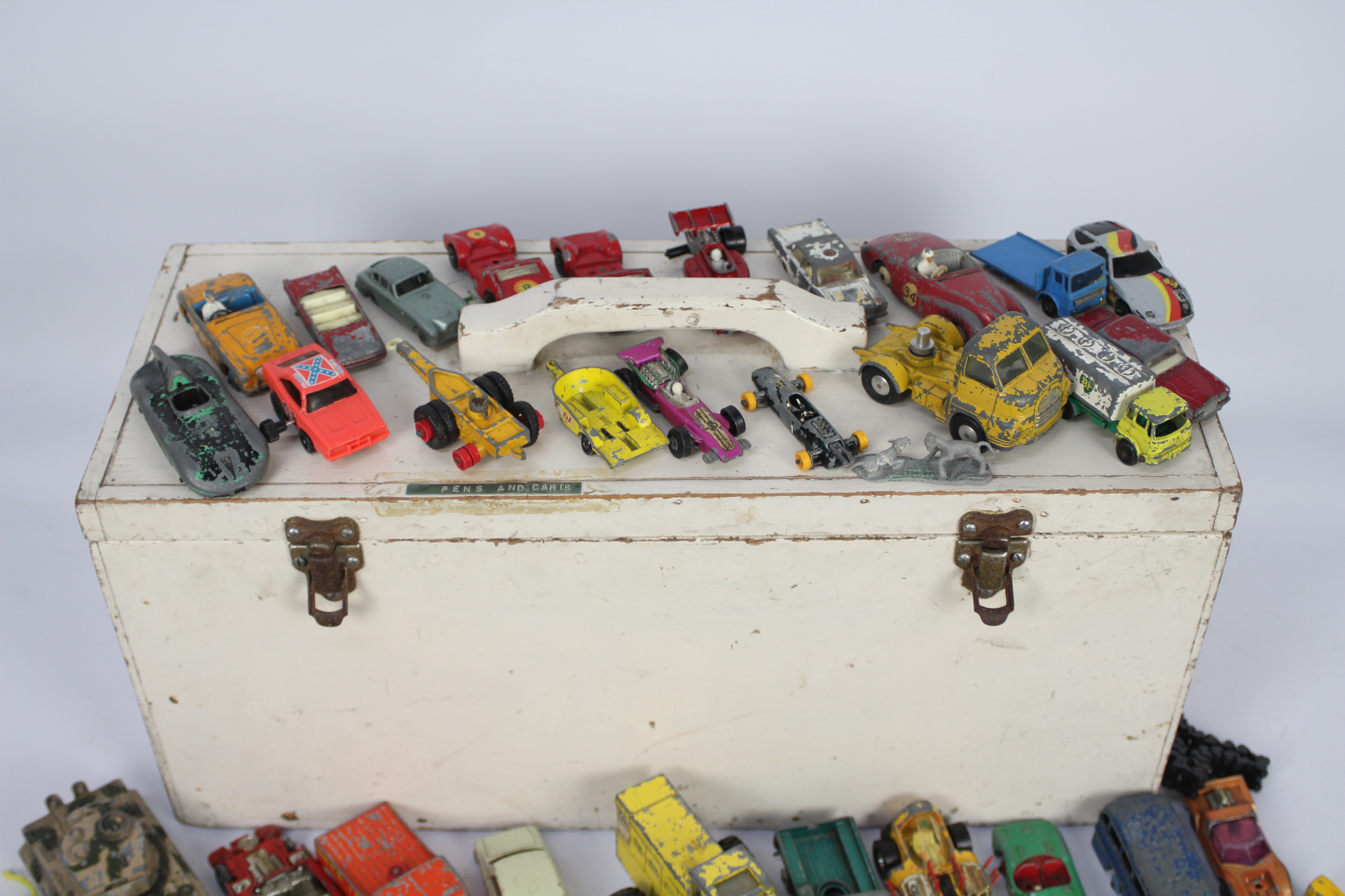 Diecast - A large quantity (approximately 50+) of playworn vehicles to include Dinky, Lesney, - Image 4 of 4