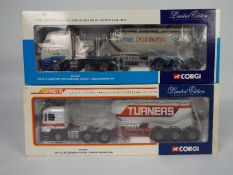 Corgi - 2 x limited edition 1:50 scale die-cast model trucks - Lot includes a boxed #CC12707 ERF