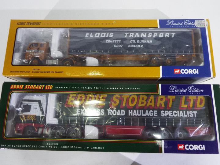 Corgi - 2 x limited edition 1:50 scale die-cast model trucks - Lot includes a boxed #CC13103