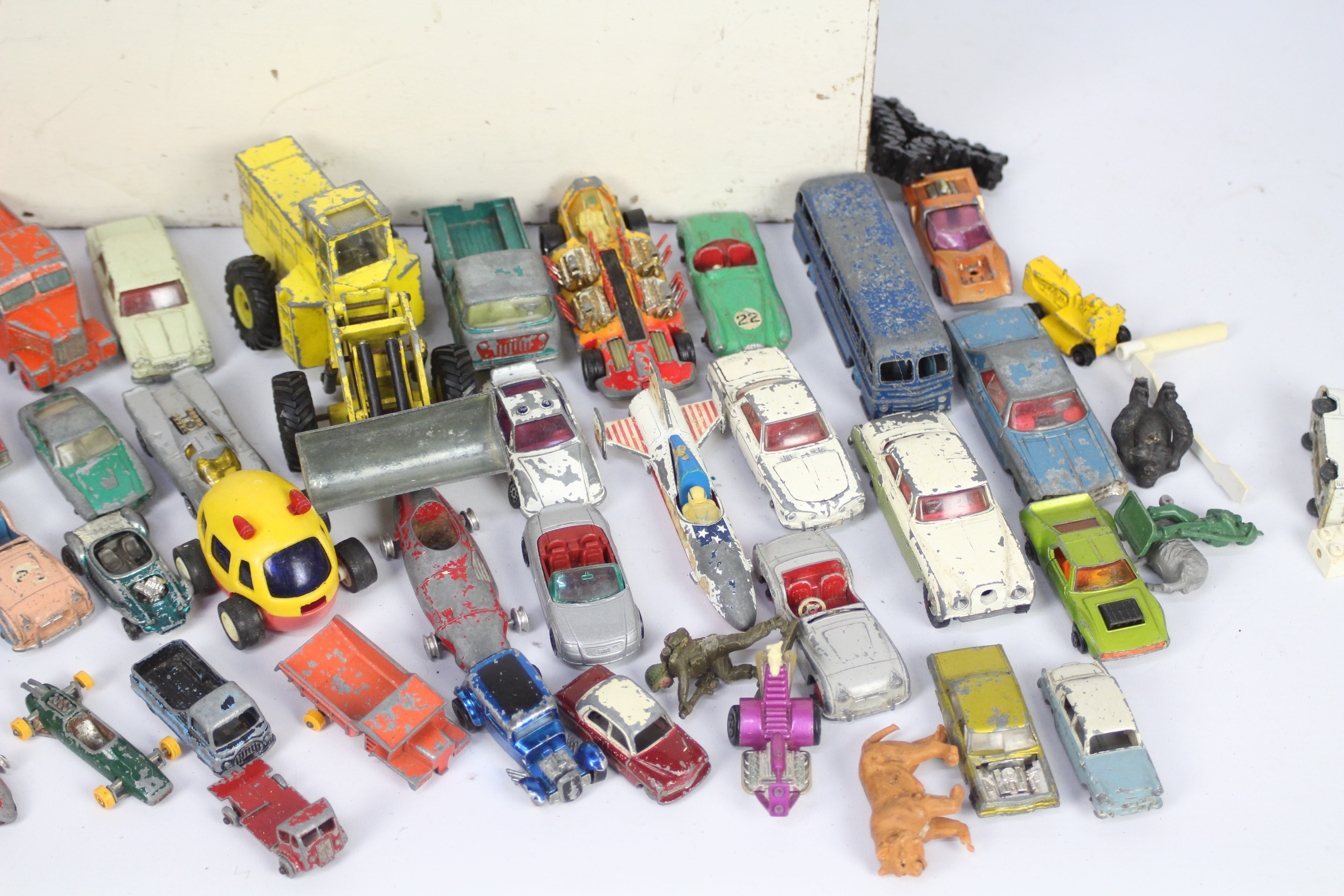 Diecast - A large quantity (approximately 50+) of playworn vehicles to include Dinky, Lesney, - Image 3 of 4