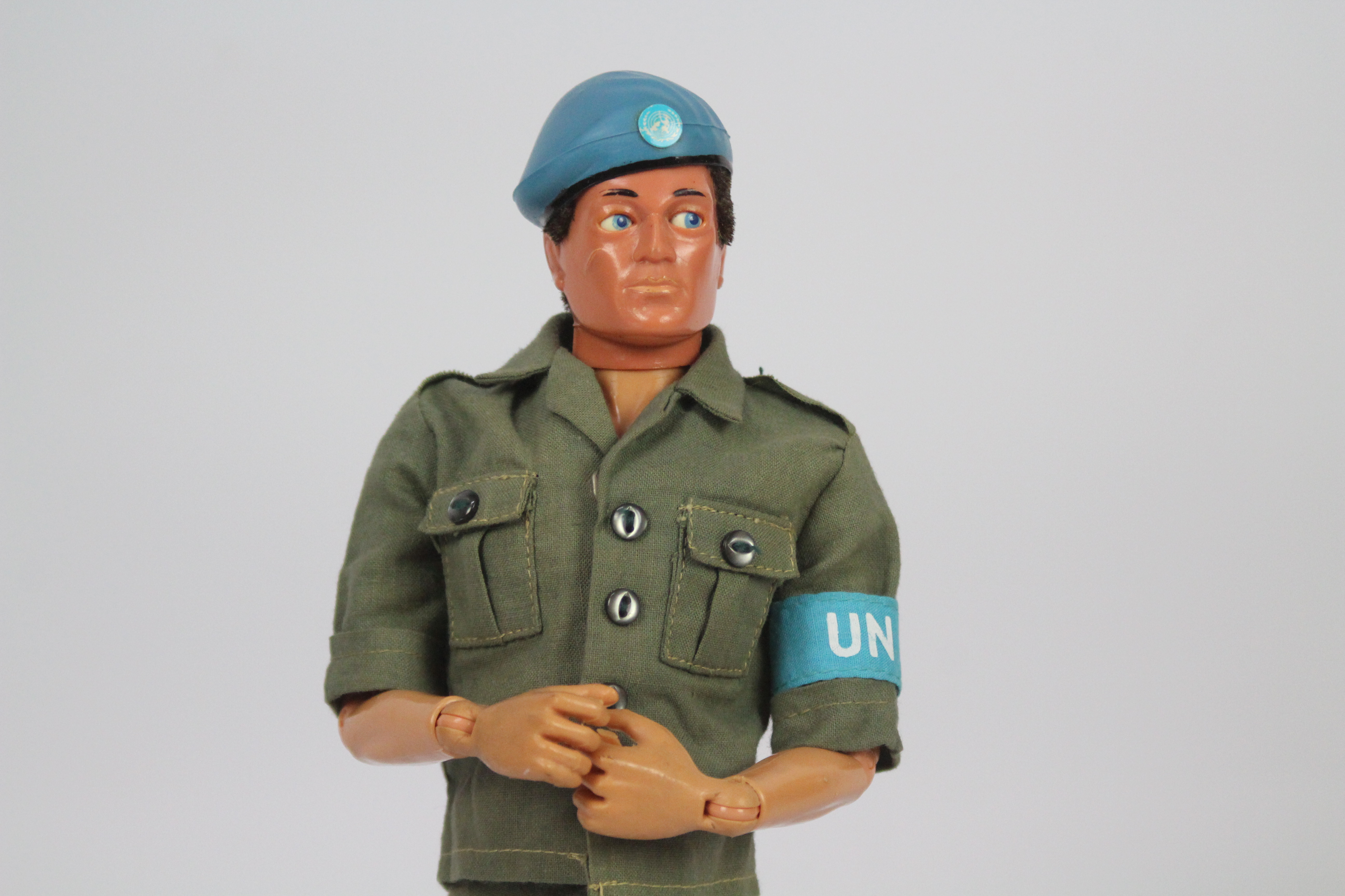 Palitoy, Action Man - A Palitoy Eagle-Eye Action Man figure in United Nations Peace Force outfit. - Image 2 of 4