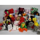 Ty Beanies - A collection of -- 47 x Beanie Babies and Buddies including Speckles, Scary, England,