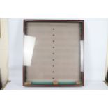 Picture Pride Display Cabinet - A wood and glass wall display cabinet suitable for cars and trains