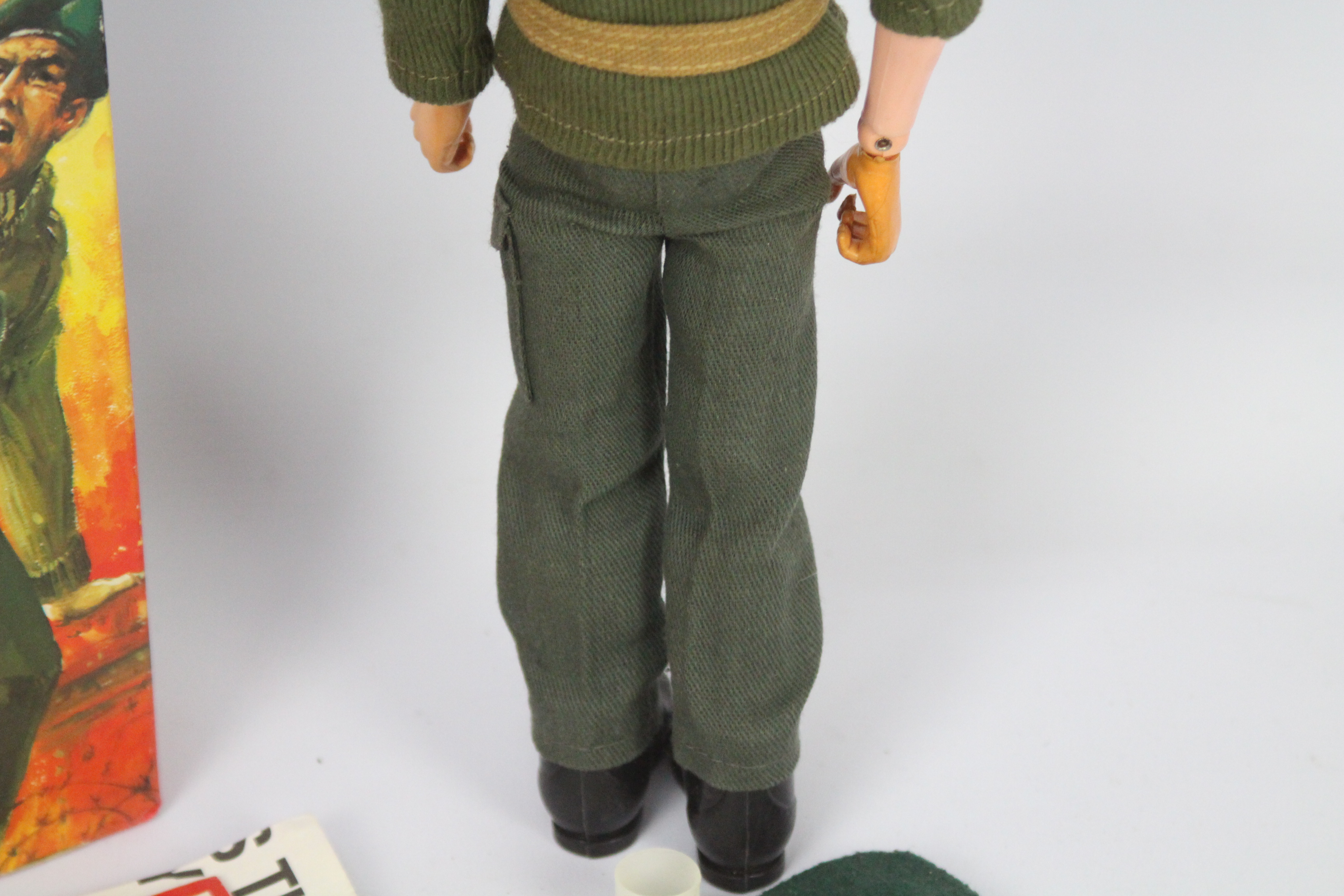 Palitoy Action Man - A boxed vintage Action Man Soldier with Gripping Hands. - Image 6 of 8