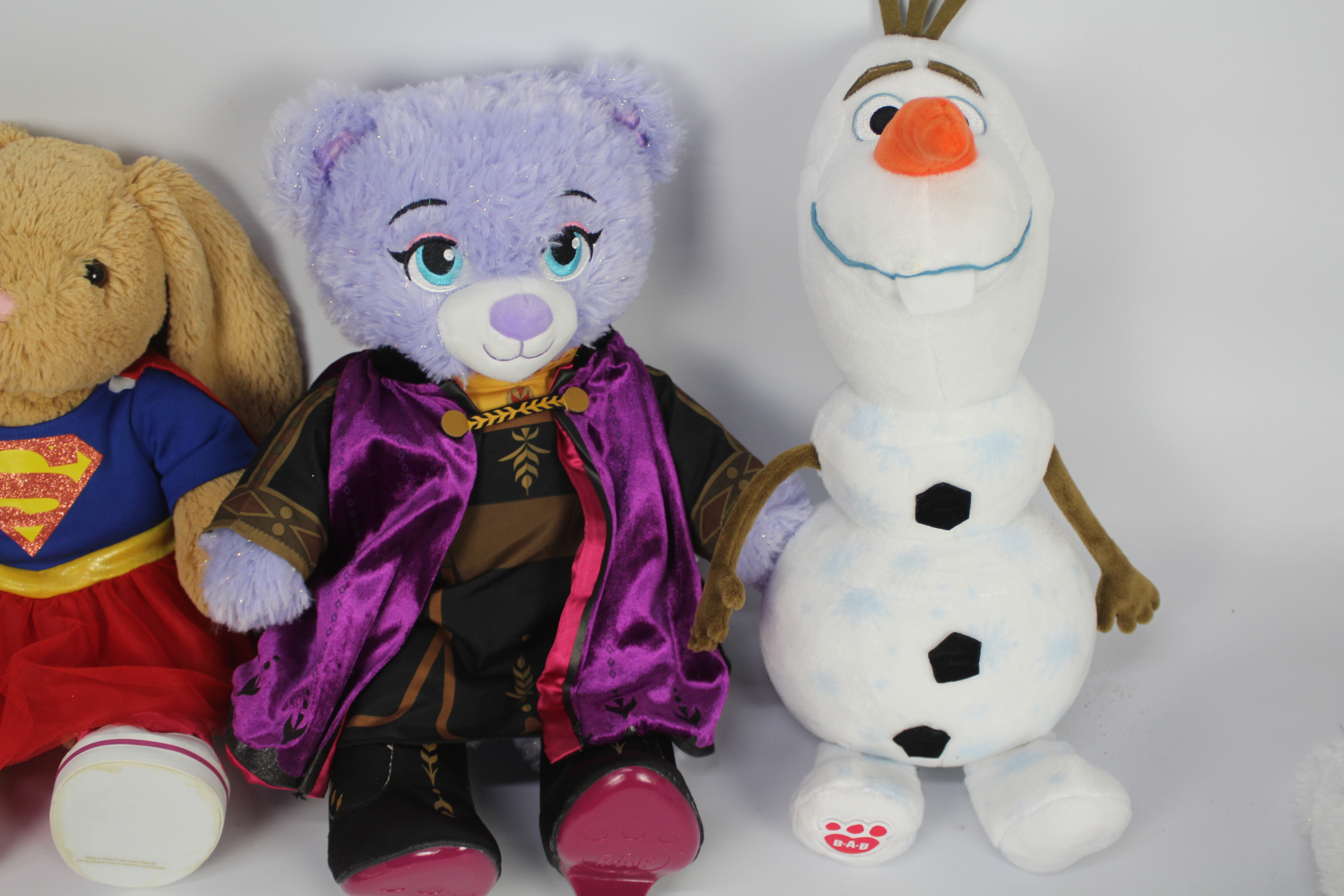 Build-a-Bear - 5 bears: Frozen x 3 bears, Elsa in snow queen outfit of dress and boots, - Image 4 of 4