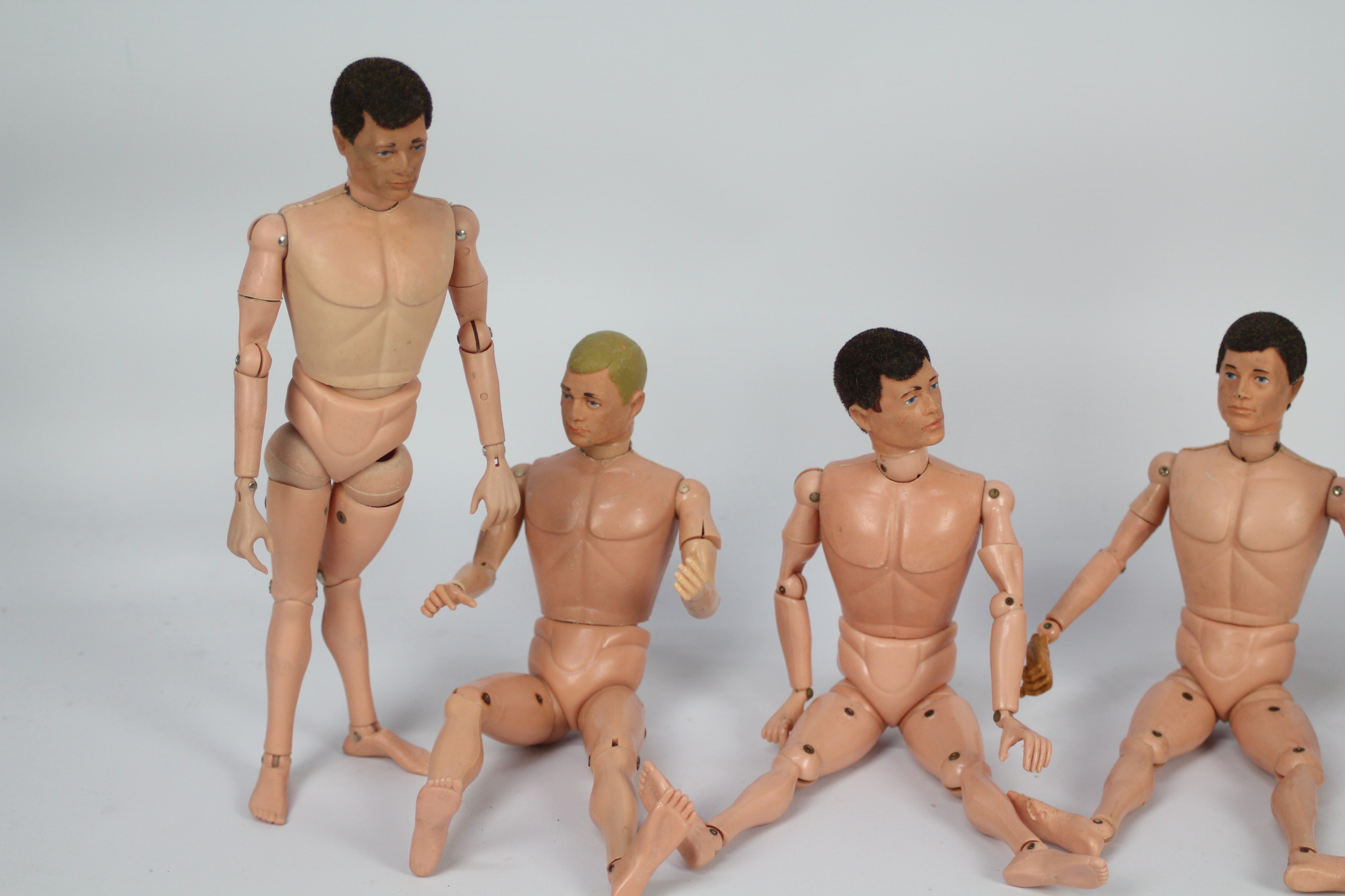 Palitoy, Action Man - Six naked Palitoy Action Man figures. - Image 2 of 4