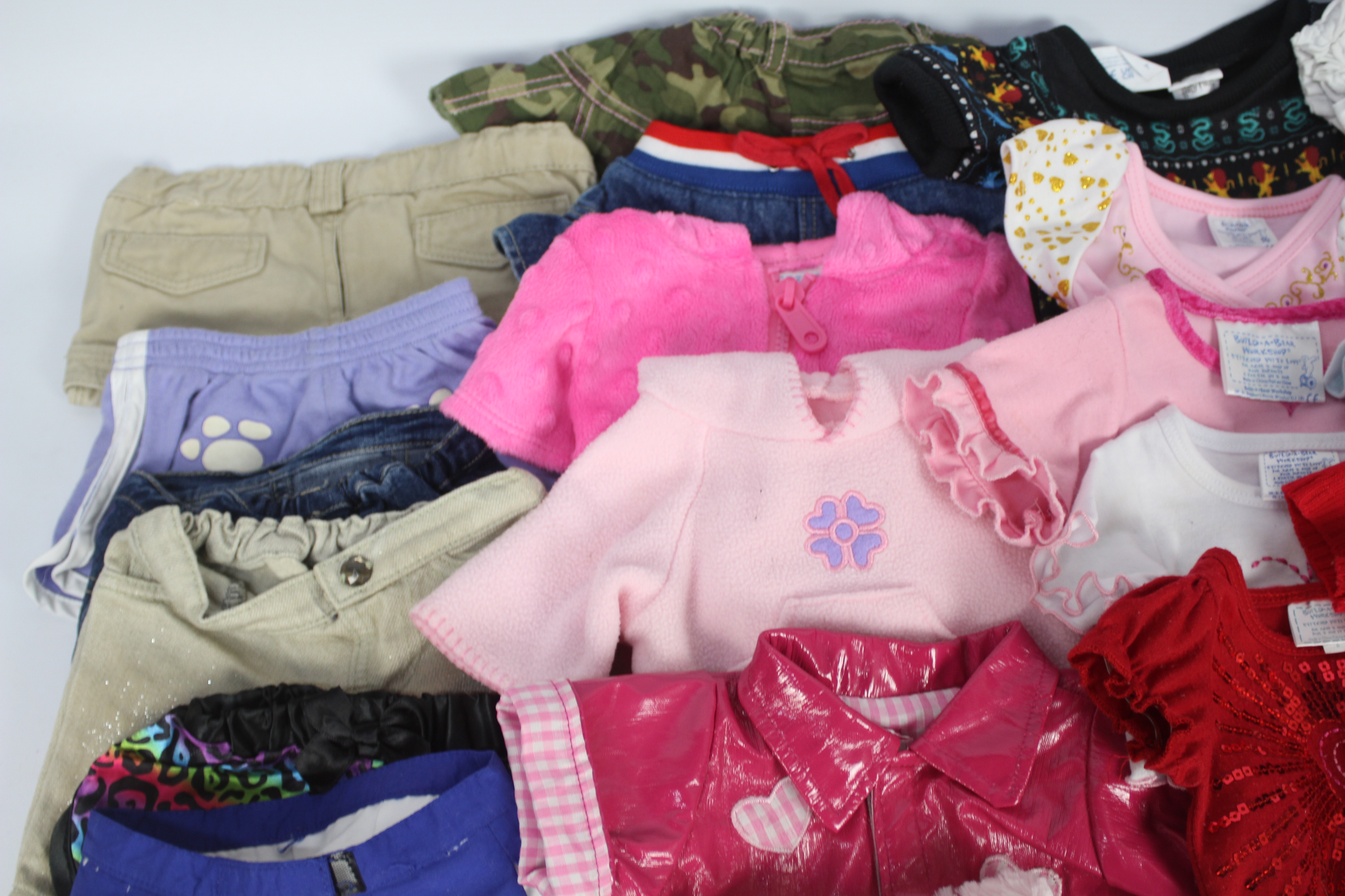 Build-a-Bear - A selection of Build a Bear clothing to include 5 x skirts (to include denim, khaki, - Image 4 of 5