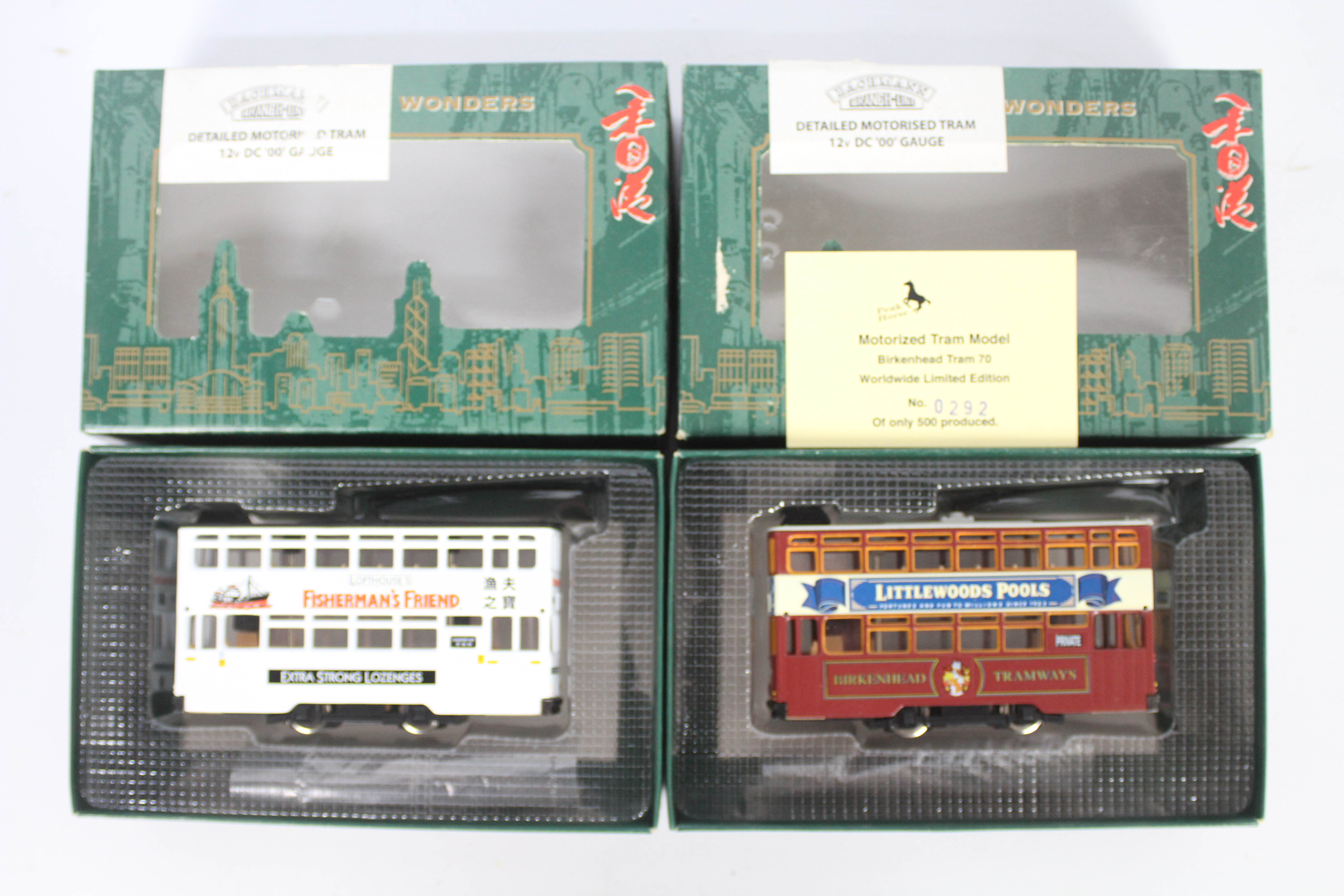 Bachmann - 2 x boxed OO Gauge Double Deck Trams, - Image 2 of 2