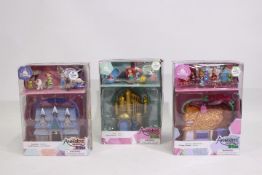Disney - 3 x boxed Disney Animations Collection Littles sets - Lot includes an Aurora Cottage