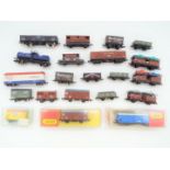 Hornby Minitrix, Graham Farish - 21 x N gauge Rolling Stock items to include car transporters,