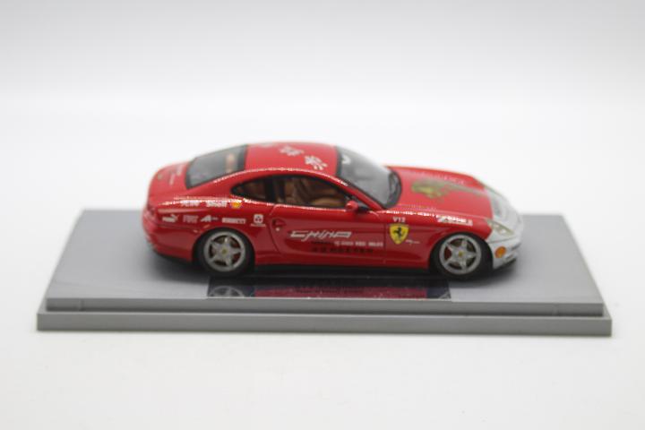 BBR Gasoline Models - A limited edition hand built resin 1:43 scale Ferrari 612 Scaglietti in red - Image 2 of 5