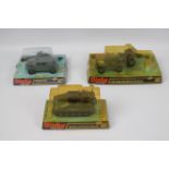 Dinky - 3 x Military models from the 1970s, a Volkswagen KDF & Anti-Tank Gun # 617,