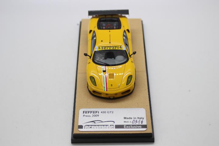 Tecnomodel - A limited edition hand built resin 1:43 scale Ferrari F430 GT2 2009 Press car in - Image 3 of 5