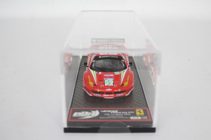 BBR Models - A limited edition hand built resin 1:43 scale Ferrari 458 Italia GT2 number 59 car in - Image 2 of 4