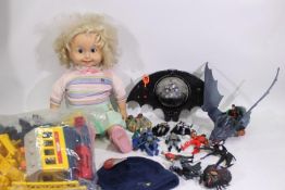Ertl - DC Comics - Cricket - A collection of items including a large Cricket doll,