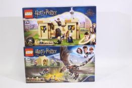 Lego - 2 x boxed Lego Harry Potter sets - Lot includes a #75946 Harry Potter 'Hungarian Horntail