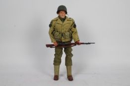 Dragon - An unboxed Dragon 12" action figure of a WW2 US Soldier.