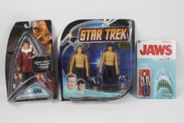 Diamond Select - ReAction Figures - Star Trek - Jaws - 3 x unopened figure sets,