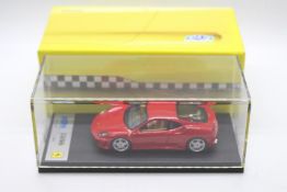BBR Models - A hand built resin 1:43 scale 2004 Ferrari F430 in traditional red . # BBR164A.