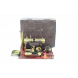 Bowman - A vintage Bowman twin cylinder stationary steam engine which also comes with a 2 volt