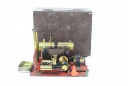 Bowman - A vintage Bowman twin cylinder stationary steam engine which also comes with a 2 volt