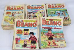 The Beano comics. An excess of 100 The Beano comics from 1991 to include No.2544, No. 2545 and No.