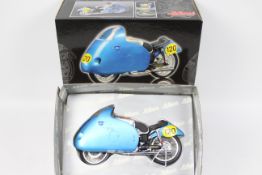 Schuco - a boxed 1:10 scale NSU RennMax diecast model, 'Blauwal' Baujahr 1954 model,