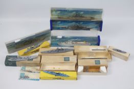 Tri-ang - Minic - Wiking - A collection of 14 x boxed / bagged model ships in 1:1200 and 1:1250