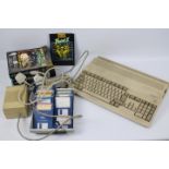Commodore Amiga - Amiga 500plus computer with A520 Mod, mouse and power pack.