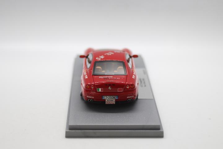 BBR Gasoline Models - A limited edition hand built resin 1:43 scale Ferrari 612 Scaglietti in red - Image 5 of 5