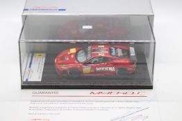 Tecnomodel - A limited edition hand made resin Ferrari F430 GT2 car in 1:43 scale in Team Modena