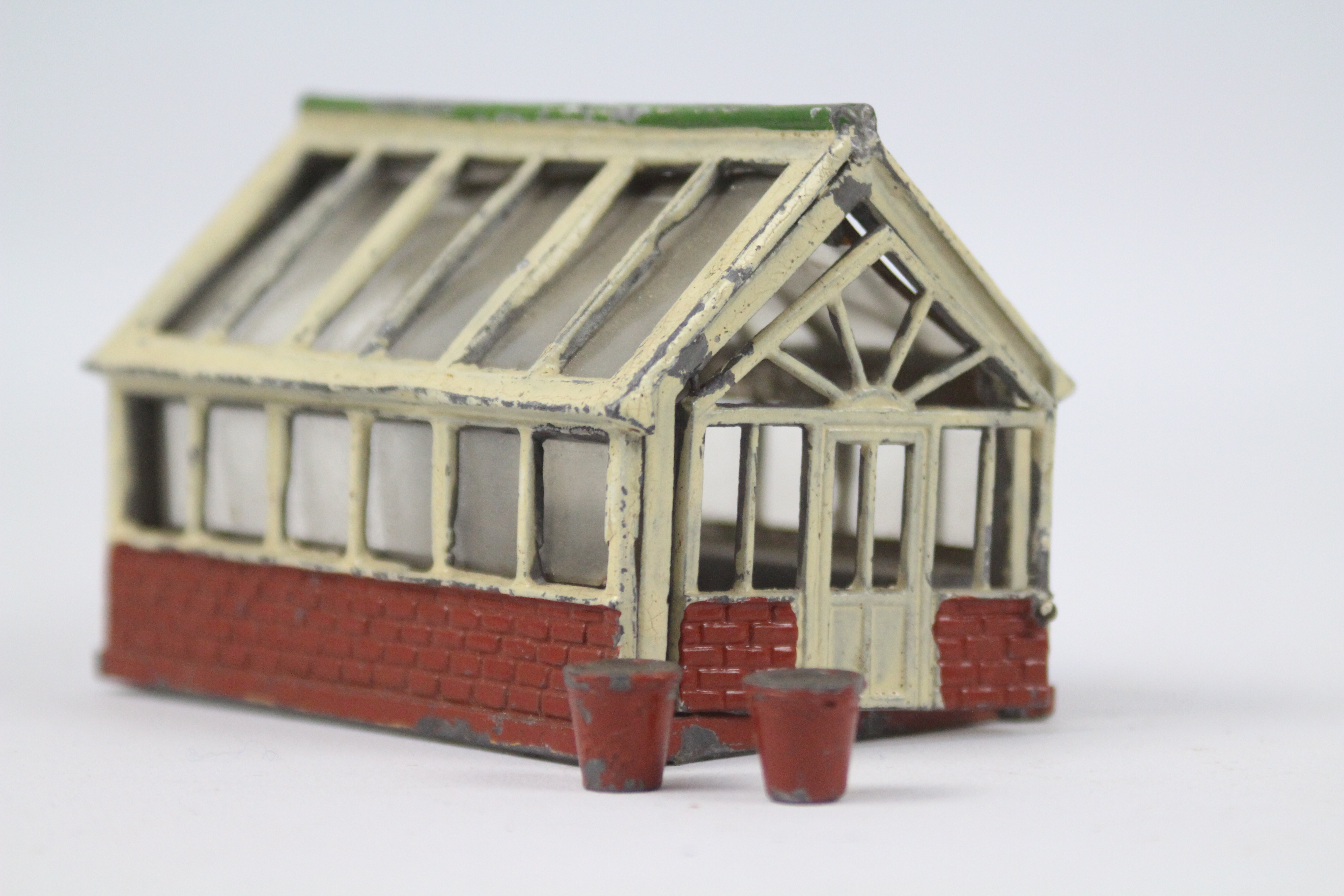 John Hill - Johillco - A vintage cast metal greenhouse measuring approx 8. - Image 2 of 3