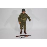 Dragon - An unboxed Dragon 12" action figure of a WW2 US Soldier.