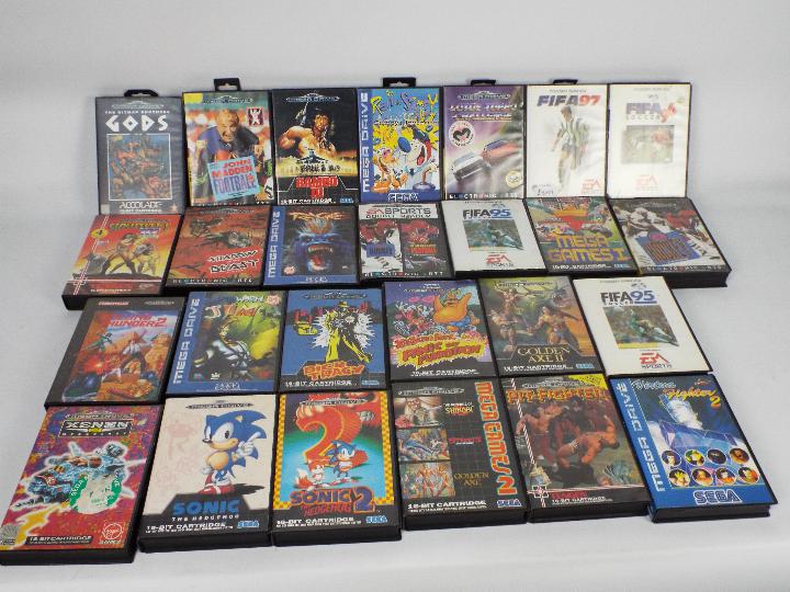 Sega - Mega Drive - A collection of 26 x boxed Mega Drive games including Primal Rage,