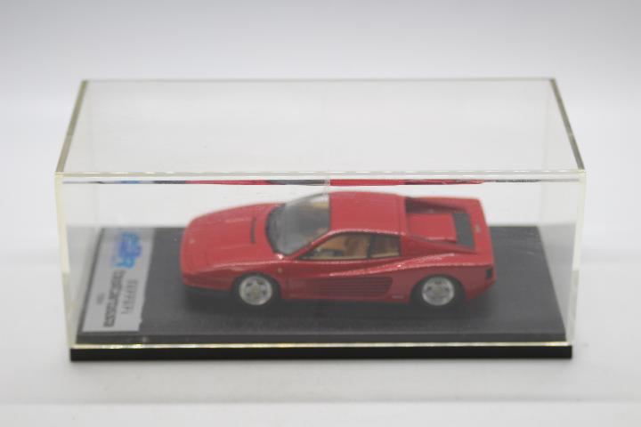 BBR Models - A hand built resin 1:43 scale 1984 Ferrari Testarossa in traditional red. # BBR139A.
