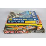 Parker - Scalextric - Airfix - Capri - 3 x vintage board games and a Micro Scalextric set,
