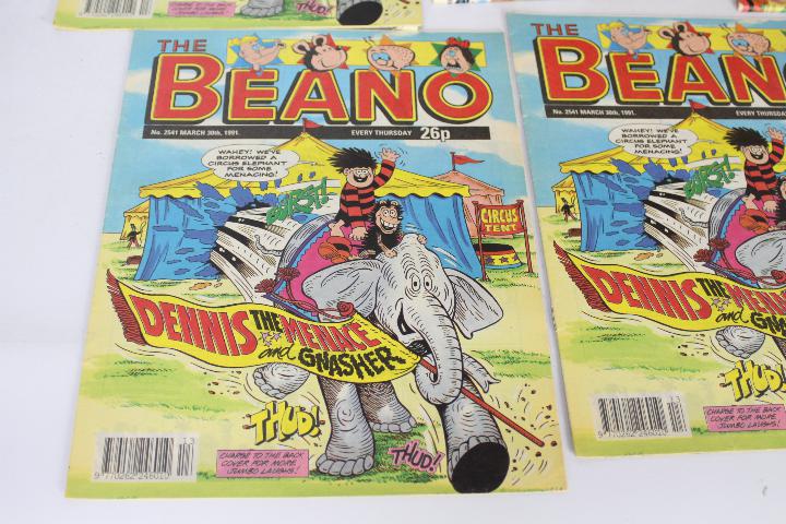 The Beano comics. An excess of 150 The Beano comics from 1990 to 1991 to include No.2511, No. - Image 2 of 3