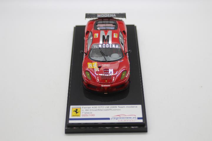 Tecnomodel - A limited edition hand made resin Ferrari F430 GT2 car in 1:43 scale in Team Modena - Image 3 of 5