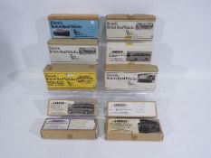Anbrico - GLC Models - 10 x boxed white metal bus model kits in 1:76 scale including Burlingham