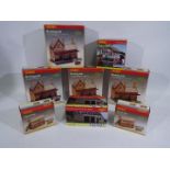 Hornby - Skaledale - 8 x boxed trackside buildings including 4 x Booking Hall's # R8007,