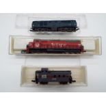 Lima and other - two N gauge locomotives comprising Lima diesel electric op no D5518, BR livery,
