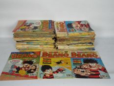 The Beano comics - An excess of 150 The Beano comics from 1998 to include No. 2902, 2901 and 2924.