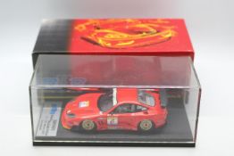BBR Models - A hand built resin 1:43 scale Ferrari 550 Millennio GT FIA Monza 2001 car in Team