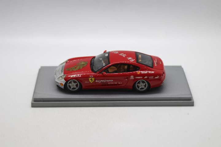 BBR Gasoline Models - A limited edition hand built resin 1:43 scale Ferrari 612 Scaglietti in red - Image 4 of 5