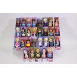 Jakks - 29 x boxed mini princess figures - Lot includes a 'Mini Elsa' Frozen 2 figure,