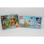 Lego - 2 x boxed Disney Princess Lego sets - Lot includes a #43188 'Aurora's Forest Cottage' Lego