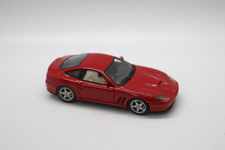 BBR Models - A hand built resin 1:43 scale 1996 Ferrari 550 Maranello in traditional red . # BBR90A. - Image 4 of 5