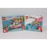 Lego - 2 x boxed Disney Princess Lego sets - Lot includes a #43176 'Ariel's Storybook Adventures',