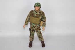GI Joe, Hasbro - An unboxed vintage Hasbro GI Joe action figure in Combat Paratrooper outfit.